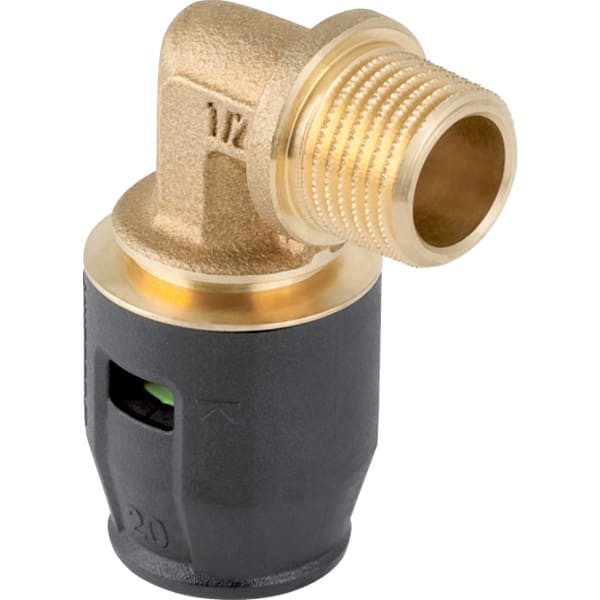 Geberit PushFit Übergangswinkel 90Gr mit AG 651262001 Image