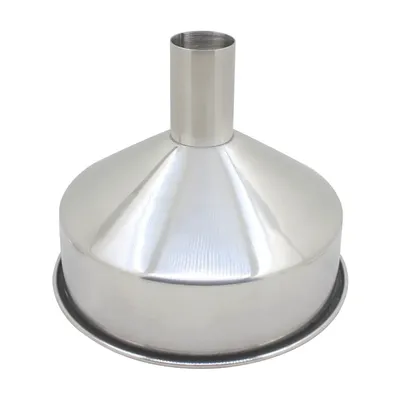 Stainless Steel Funnel Large household wine and oil funnel extra-large industrial hopper 1pcs