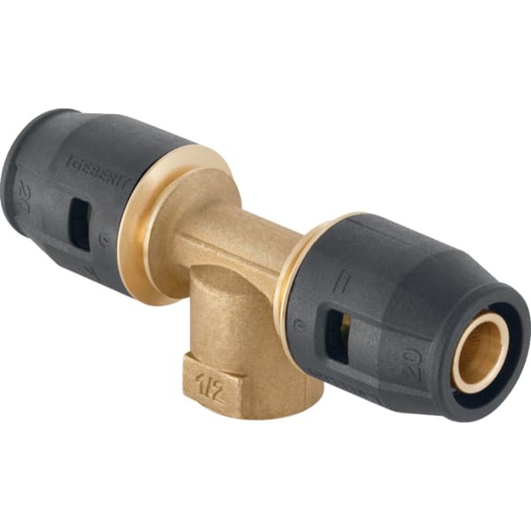 Geberit PushFit T-Stück mit IG Ms 652362001 Image