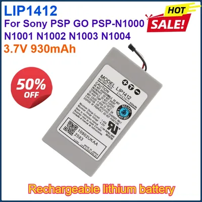 LIP1412 3.7V 930mAh Rechargeable Battery Pack Replacement for Sony PSP GO PSP-N1000 N1001 N1002