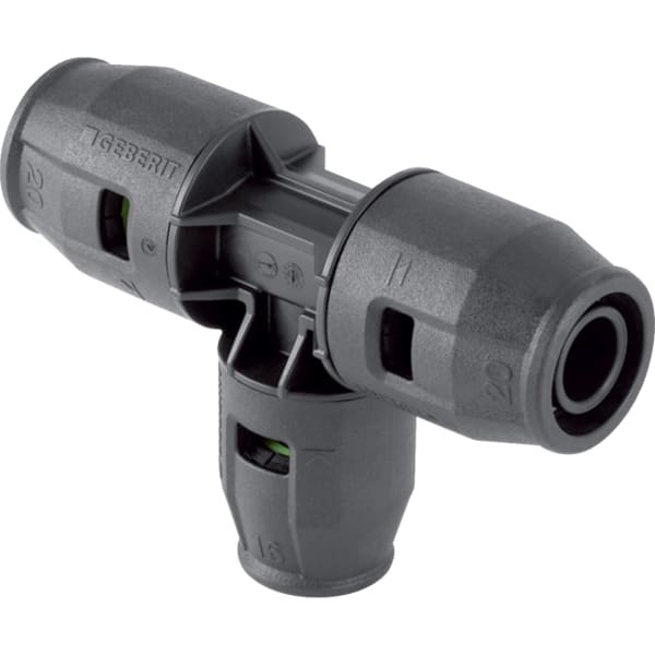 Geberit PushFit T-Stück reduziert PVDF 652311001 Image