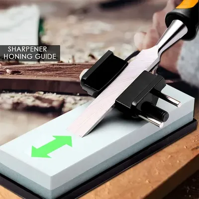 Chisel Honing Angle Guide Carbon Steel Sharpener Knife Sharpener Blade for Wood Chisel Projection