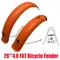 Snow Bike Mudguard, Beach Bike, All-Inclusive, Fat Bicycle, Orange Fender, Bicycle Accessories,