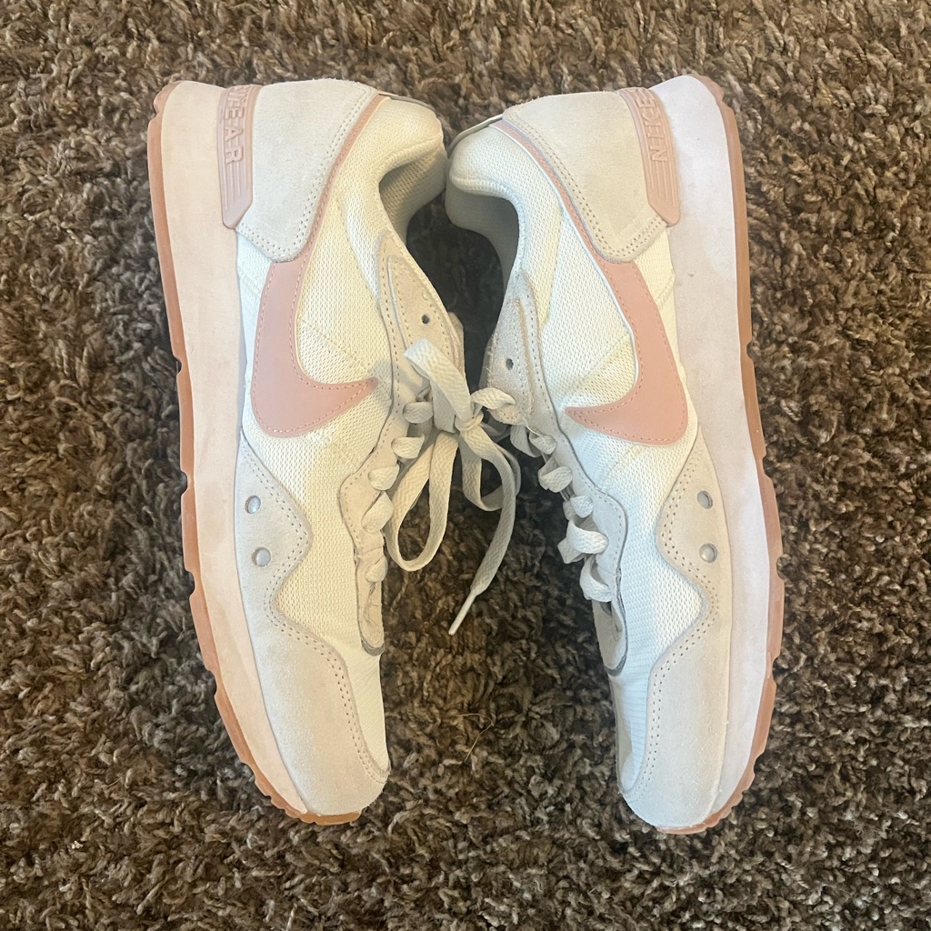 Nike Shoes | Women’s Nike Tennis Shoes Light Pink/Cream/White | Color: Cream/White | Size: 10