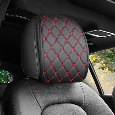 TEMU Pu Leather Cover Set, Embroidered Star Pattern, Sponge Filling, Universal Car Interior Protection Image
