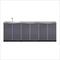 NewAge Outdoor Kitchens Aluminum Slate 4-Piece Outdoor Kitchen Set with Countertops and Covers