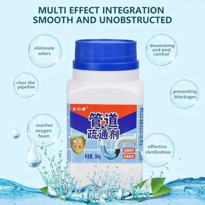 Powerful Plumbing Deodorizer, Sink Sewer Cleaner, Drain Gel, Drain Gel Pipe Unclogger, Kitchen Toilet Pipe Cleaning Tool
