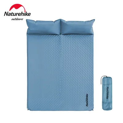 Naturehike Outdoor Double Automatic Air Cushion Damp Poof Tent Sleeping Mat Camping Inflatable Mattress With Inflatable Pillow