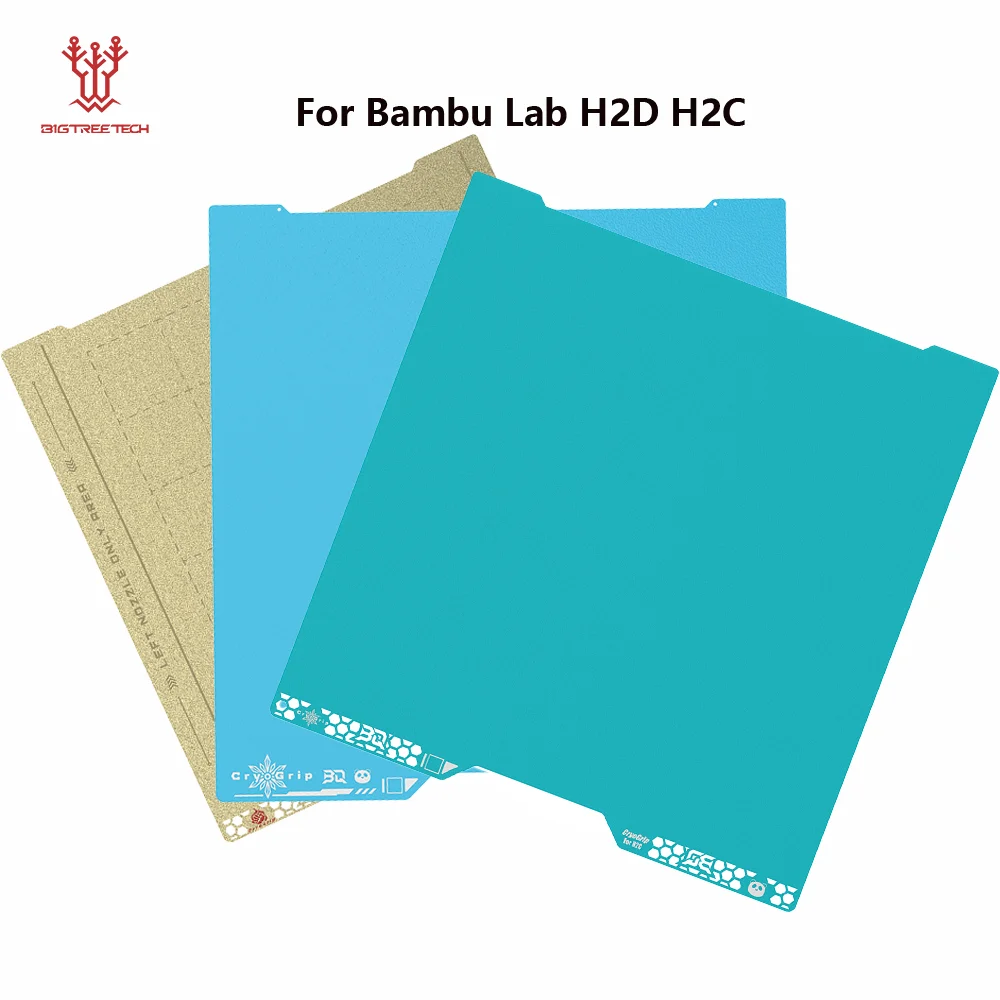 BIGTREETECH Panda Druckplatte CryoGrip Pro Federstahl-Blatt 3D-Drucker-Teile für Bambu Lab H2D H2C 3D-Drucker Image