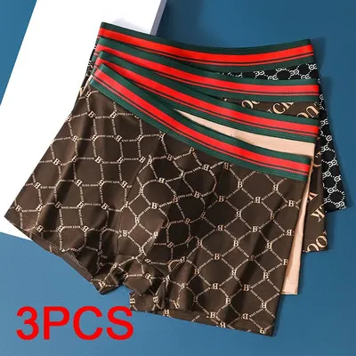 Herren Sexy Unterwäsche für Männer Herren Boxer Mann Herren Boxershorts Höschen Unterhosen Männliche Shorts Slip Unterwäsche Image