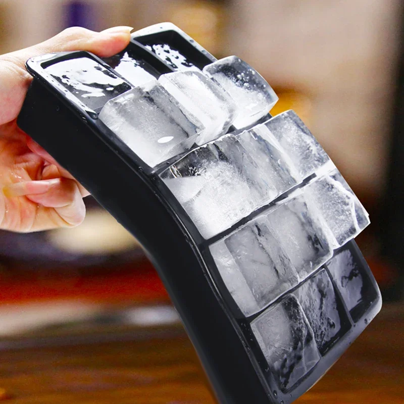 4/6/8/15 Grids Wiederverwendbare Eiswürfelformen Silikon Eiswürfelformen Sphärische Eisformen Cocktail Gefrierschrank DIY Selbstgemachtes Küchenwerkzeug Image