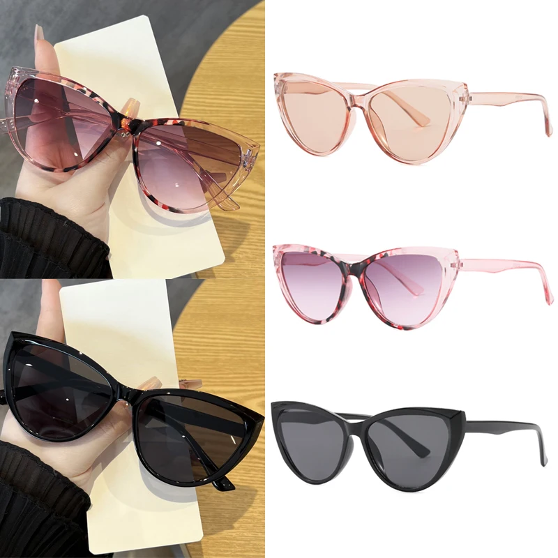 3 stücke Cat Eye Große Rahmen Sonnenbrille Frauen Klassiker Platz Marke Designer Radfahren Fahren Sonnencreme Sonnenbrille Unisex Shades Image