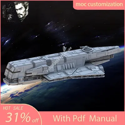 2696PCS MOC Imperial Gepanzerte Cruiser Star Schlacht Modell Baustein Diy Kreative Montage Bildungs Ziegel Spielzeug Kind Geschenk Image