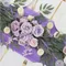 190CM Purple Artificial Rose Vine Flower Table Flower Hotel Decoration Banquet Vine Flower Wreath