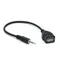 3.5mm AUX Audio Jack Plug To USB 2.0 Female Converter Cable Cord Adapte for Car MP3 Player Converter