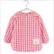 Boys girls baby outer wear lace up plaid long sleeves anti dirt waterproof aprons bibs for baby boys