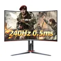 AOC C27G2Z Schermo curvo da 27 pollici 240Hz 0,5Ms Schermo di risposta Display di curvatura 1500R Monitor da gioco professionale Pannello VA DP + HDMI