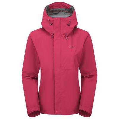 Rab - Women's Downpour Jacket - Regenjacke Gr 36 rosa Image