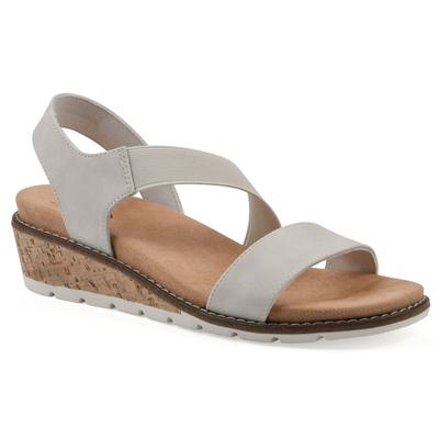 Women's Tinnley Wedge Sandal by Cliffs in Ice Nubuck (Size 8 M)