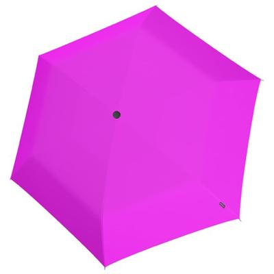 Knirps U.200 Duomatic Taschenschirm 28 cm neon pink Violett Herren Image