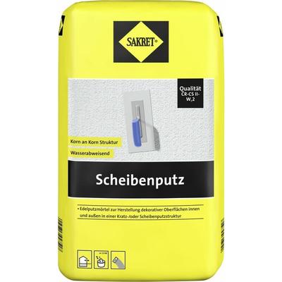 Sakret - Scheibenputz 25 kg Sack weiß Körnung 3 mm Putze Image