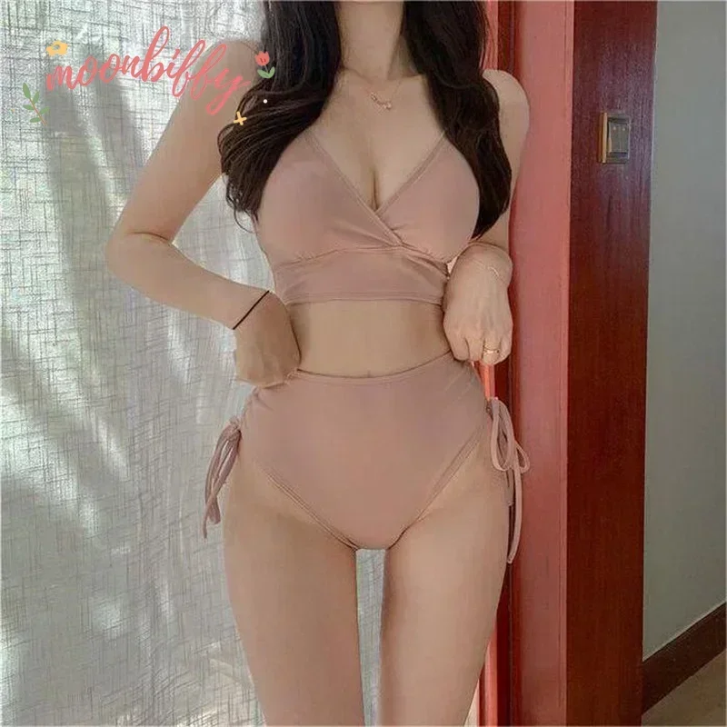 Badeanzug Frauen Micro Bikini Badeanzug Mode sexy Sommer neues Modell koreanische Version Cinjunto de dos Piezas Mujer Image