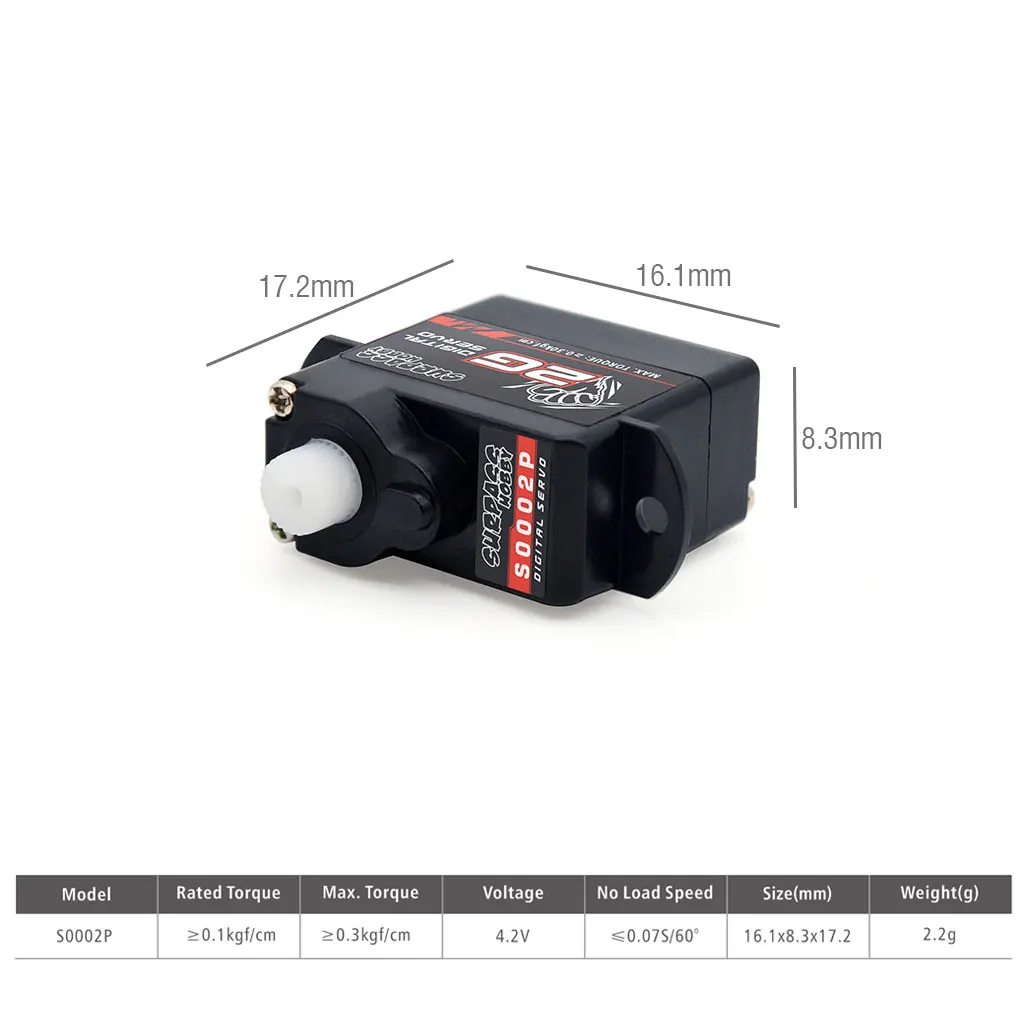 SURPASS HOBBY 2g 3.7g 4.3g 6g 8g RC DIGITAL SERVO For RC Car RC Plane Drone Mini Car Helicopter Fixed-wing Boat Robot RC Parts
