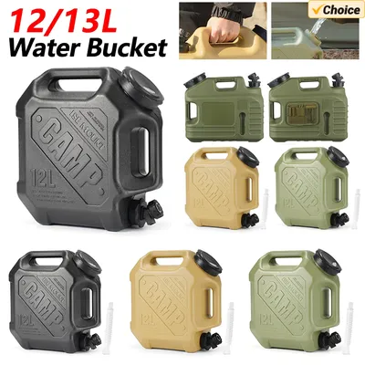 12/13L Outdoor Wasser Tank Dispenser Mit Wasserhahn Ein Schlüssel Schalter Auto Elektrische Wasserpumpe Camping Wasser Bin Camping wasser Tasche