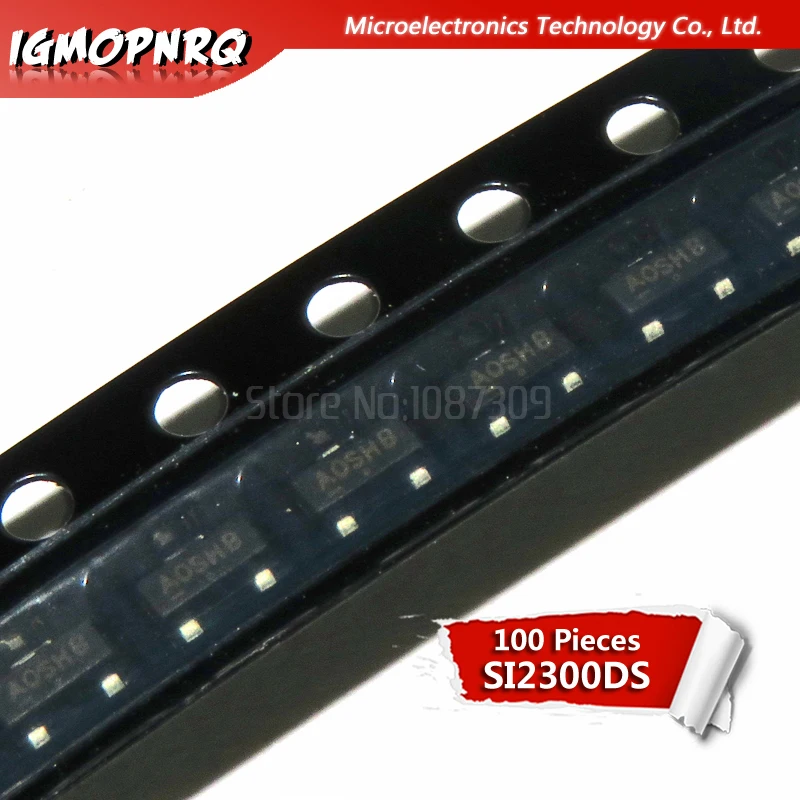 100 stücke si2300ds si2300 SI2300DS-T1-GE3 SOT23-3 mosfet 30v 3,6 ein N-CH mosfet neues original Image