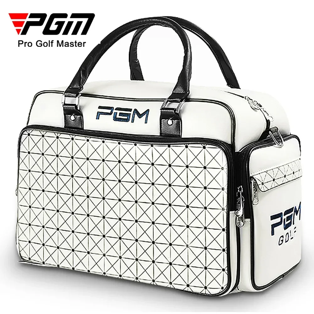 PGM Golf Kleidung Tasche Große Kapazität Leder Wasserdichte Schuhe Taschen Doppel Schicht Sport Handtaschen YWB016