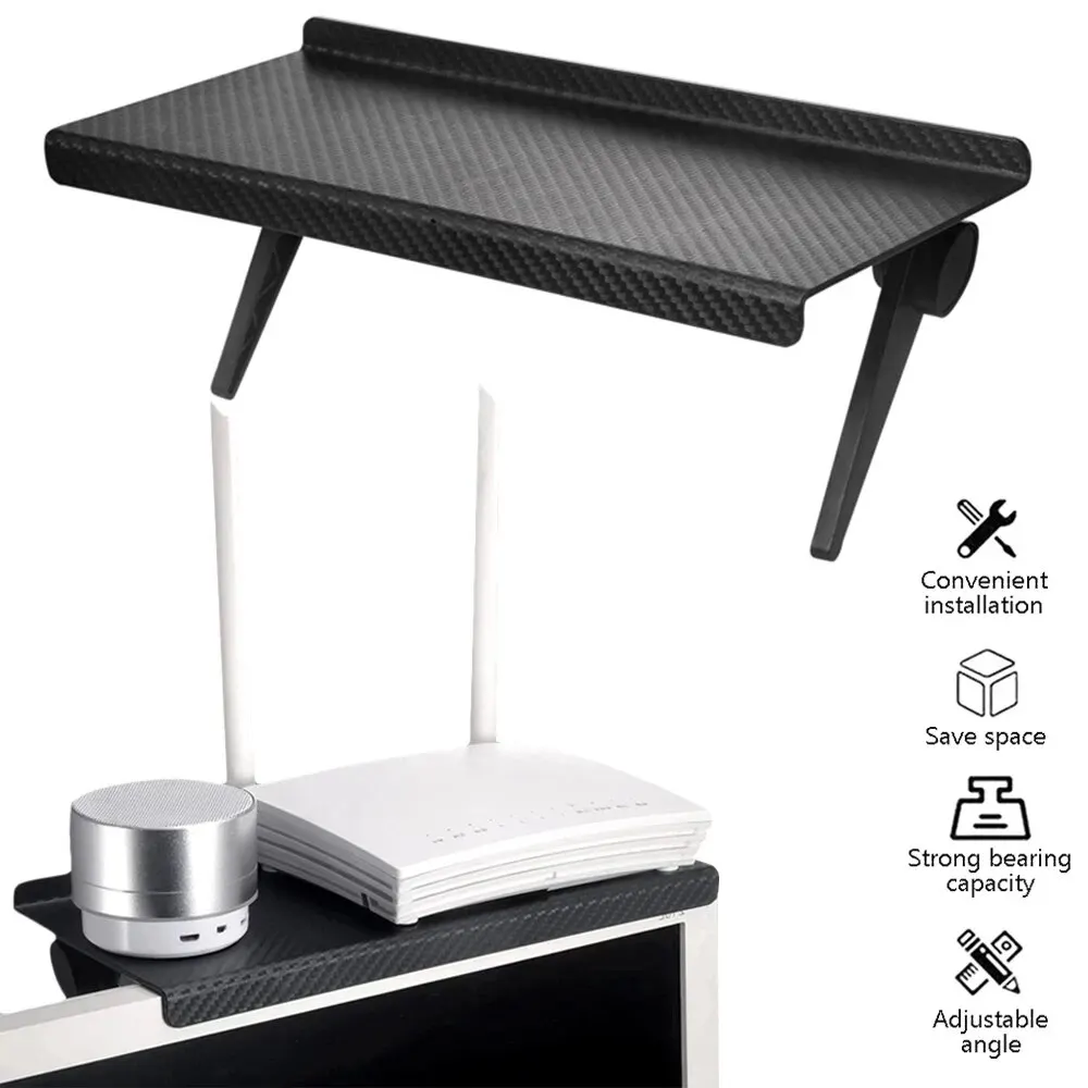 11x16,4 cm Lagerung Rack Für Computer Und TV Bildschirm Wireless Router Set-top Box Rack Lagerung halterung Göttliche Regal Werkzeug