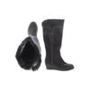 Marco Tozzi Damen Stiefel, Gr. 39, grau, Leder