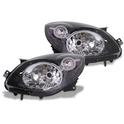 Atec 2x Scheinwerfer schwarz H4 für Renault Image