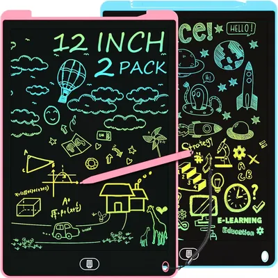 10/12/16 inch LCD Writing Tablet Drawing Board Montessori Educational Drawing Toys For Kids Students