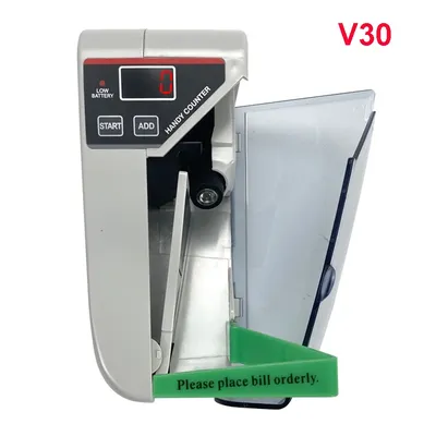 Mini Money Currency Counting Machine Bill Cash Banknote Counter 600 sheets/minute Portable Currency