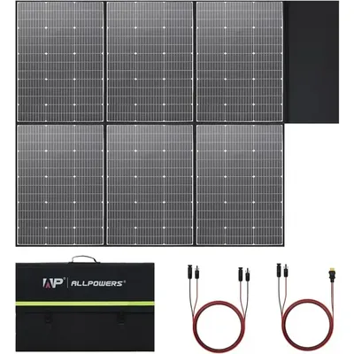 Hot Sellers.ALLPOWERS SP039 600W Monocrystalline Portable Solar Panel Waterproof IP67 RV Solar Panel