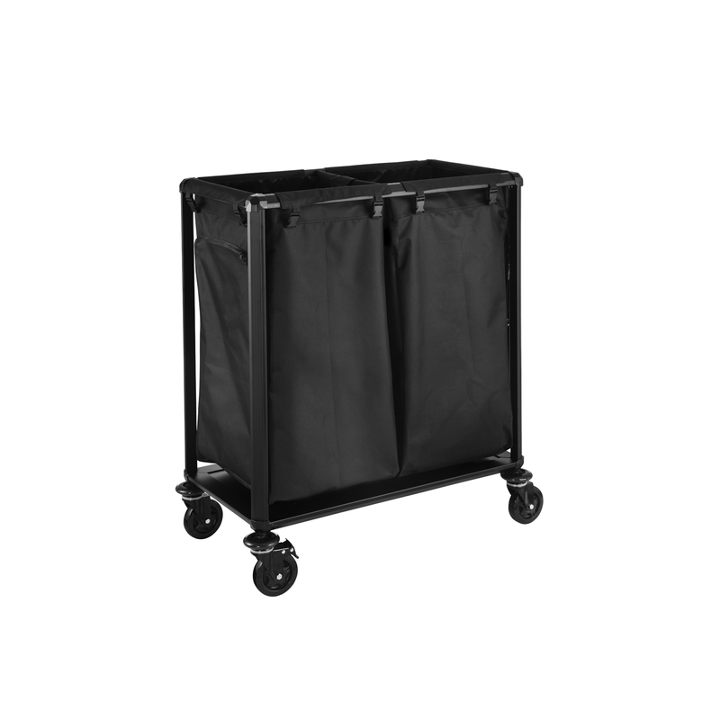 Wäschewagen Double, 70 x 60 x 90 cm, Stahl, ABS Kunststoff, Polyesterfaserstoff Image