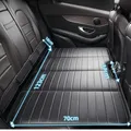 Matelas de voiture pliable, coffre SUV, lit de voyage, berline, siège arrière, coussin de couchage, accessoires de Camping portables, ajustement universel