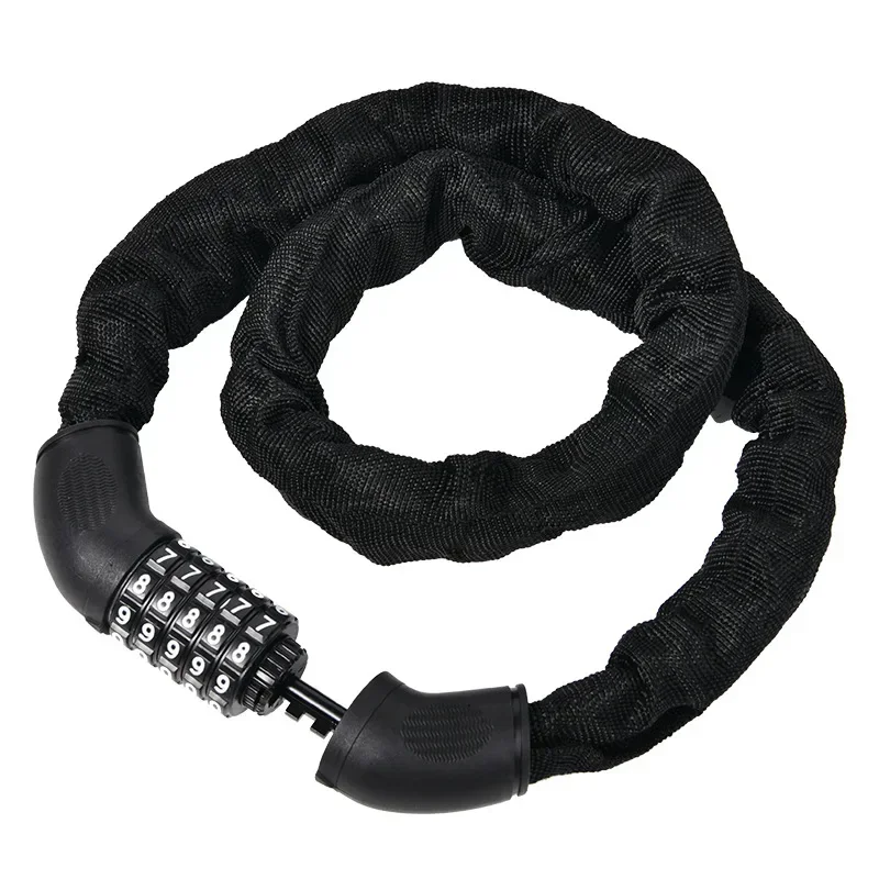 Serrure à combinaison pour moto et voiture électrique, serrure à chaîne antivol pour vélo, serrure à chaîne portable pour vélo de montagne