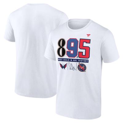 Washington Capitals Alexander Ovechkin History Of 895 T-Shirt Image