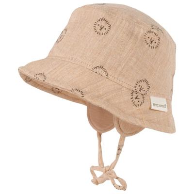 maximo - Baby's Hütchen Musselin Band Ohrenkl. Futter - Hut Gr 47 cm beige