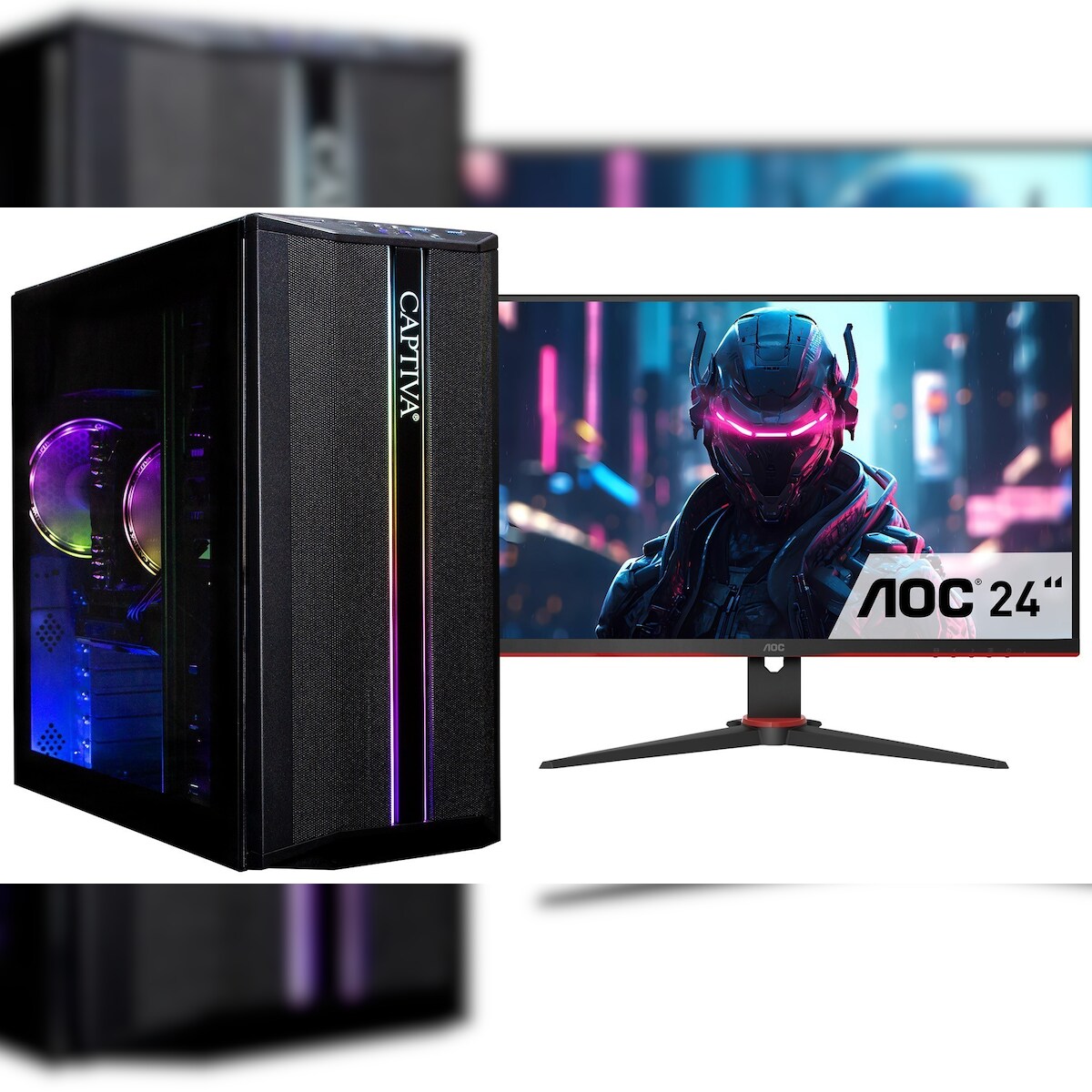 Captiva PC Power Starter R82-911 TFT Bundle (Ryzen 7 5700G/SSD 2TB/32GB/WLAN/w/o OS) Image