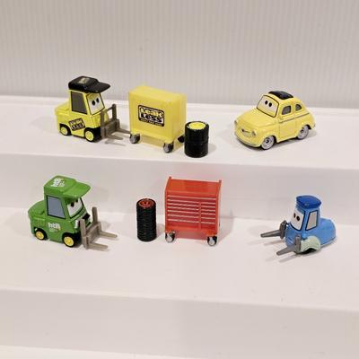 Disney Toys | Disney Pixar Cars Pit Crew Car And Accessories Set | Color: Green/Yellow | Size: Osb