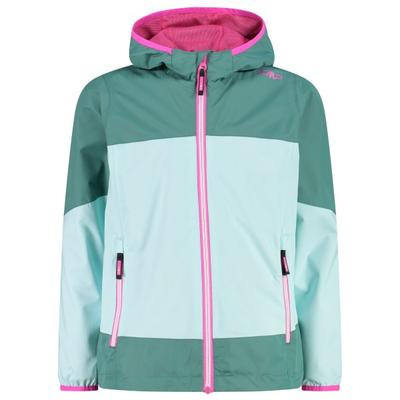 CMP - Girl's Jacket Fix Hood Ripstop - Regenjacke Gr 152 türkis Image