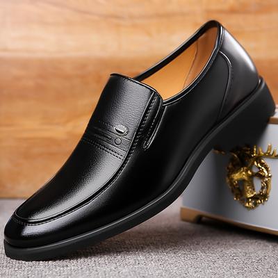 TEMU Men's Slip-on Casual Loafers - Upper, , Pointed Toe, Low- For & Business Wear, Shoes Image