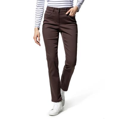 Walbusch Damen Bügelfrei Cotton-Hose Braun Image