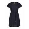 Tunikakleid LUHTA "Luhta Kleid GUNNARS", Damen, Gr. 40, EURO-Größen, blau (dunkel blau), 55% Leinen, 45% Baumwolle, Kleider
