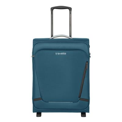 Handgepäck-Trolley TRAVELITE "JETPACK Multi 2 Cabin, konzipiert für Condor & Ryanair", Gr. B/H/T: 40cm x 55cm x 20cm 41 l, blau (petrol), Polyester, unifarben mit Farbeinsätzen, Koffer, Weichgepäck-Koffer Handgepäck für die meisten gängigen Airlines