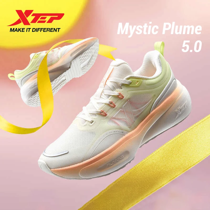 Xtep Mystic Plume 5.0 Laufschuhe Damen 2025, Federdämpfung, Rebound-Sportschuhe, Stoßdämpfung, Turnschuhe 875118110013 Image