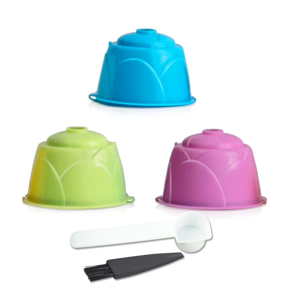 Pp füllbare Kaffee kapseln wieder verwendbares Kaffeekapsel-Filter-Set, kompatibel mit der Kaffee maschine der Dolce Gusto-Serie Image
